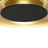 NOWOŚĆ ML1812 Lampa sufitowa Piattino Czarny Złoty 30W LED 3000K-4000k-6000K Milagro