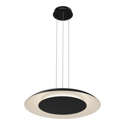 NOWOŚĆ ML1814 Lampa wisząca Piattino Czarny 30W LED 3000K-4000k-6000K Milagro