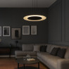 NOWOŚĆ ML1814 Lampa wisząca Piattino Czarny 30W LED 3000K-4000k-6000K Milagro