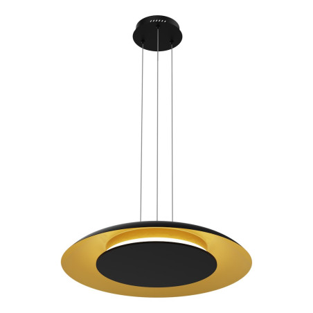 NOWOŚĆ ML1815 Lampa wisząca Piattino Czarny Złoty 30W LED 3000K-4000k-6000K Milagro