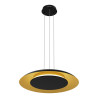 NOWOŚĆ ML1815 Lampa wisząca Piattino Czarny Złoty 30W LED 3000K-4000k-6000K Milagro