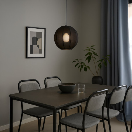 NOWOŚĆ ML1806 Lampa wisząca Dana Czarny 1xE27 Milagro