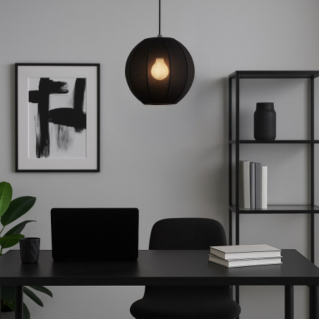 NOWOŚĆ ML1806 Lampa wisząca Dana Czarny 1xE27 Milagro