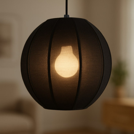 NOWOŚĆ ML1806 Lampa wisząca Dana Czarny 1xE27 Milagro