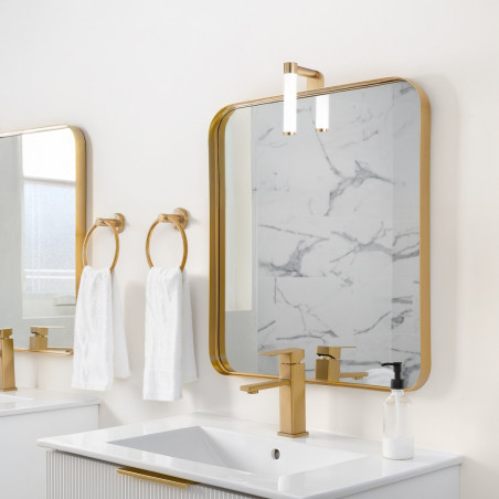 NOWOŚĆ ML2250 Kinkiet łazienkowy APA MINI gold 4W LED Milagro