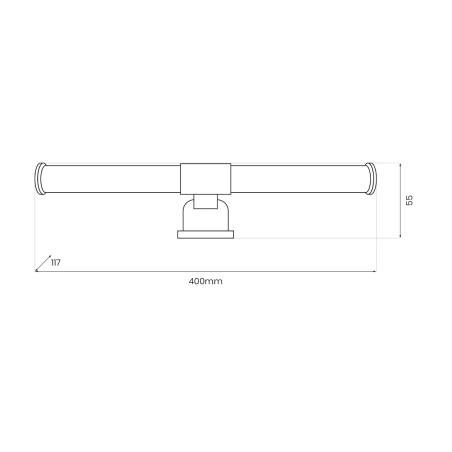NOWOŚĆ ML2253 Kinkiet łazienkowy APA gold 6W LED Milagro