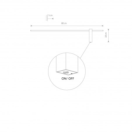 MOTIVE LED M Czarny 11W