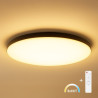 NOWOŚĆ ML1834 Plafon Siena Czarny 80W LED Ø750 mm + pilot Milagro