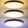 NOWOŚĆ ML1834 Plafon Siena Czarny 80W LED Ø750 mm + pilot Milagro