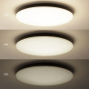 NOWOŚĆ ML1834 Plafon Siena Czarny 80W LED Ø750 mm + pilot Milagro