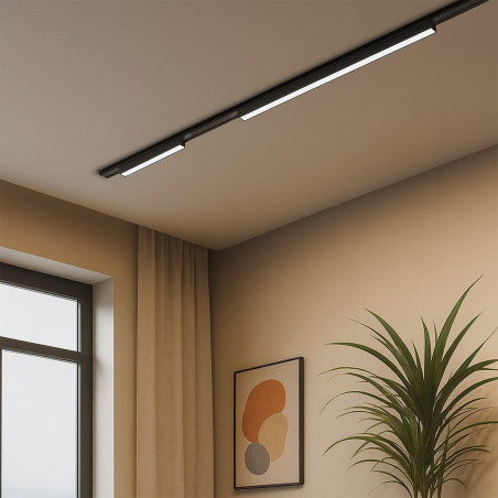 NOWOŚĆ ML2197 Slim Magnetic Track Czarny 61cm 20W LED Tuya CCT Milagro