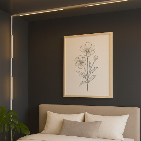 NOWOŚĆ ML2200 Slim Magnetic Track Biały 91cm 30W LED Tuya CCT Milagro
