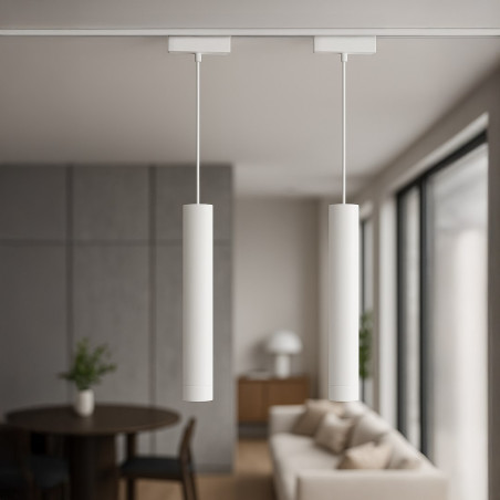 NOWOŚĆ ML2208 Slim Magnetic Track Biały pendant 6W LED Tuya CCT Milagro