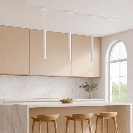NOWOŚĆ ML2208 Slim Magnetic Track Biały pendant 6W LED Tuya CCT Milagro