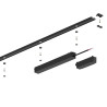 NOWOŚĆ ML2209 Slim Magnetic Track Szyna Natynk Czarny 100cm Milagro