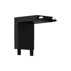 NOWOŚĆ ML2213 Slim Magnetic Track Narożnik Czarny dół L Milagro