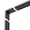 NOWOŚĆ ML2213 Slim Magnetic Track Narożnik Czarny dół L Milagro