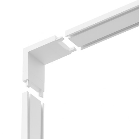 NOWOŚĆ ML2214 Slim Magnetic Track Narożnik Biały dół L Milagro