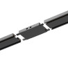 NOWOŚĆ ML2215 Slim Magnetic Track Czarny Łącznik Szyn Prosty Milagro