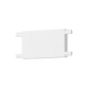 NOWOŚĆ ML2216 Slim Magnetic Track Biały Łącznik Szyn Prosty Milagro