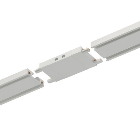NOWOŚĆ ML2216 Slim Magnetic Track Biały Łącznik Szyn Prosty Milagro