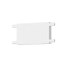 NOWOŚĆ ML2216 Slim Magnetic Track Biały Łącznik Szyn Prosty Milagro