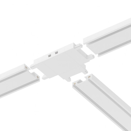 NOWOŚĆ ML2220 Slim Magnetic Track Biały Łącznik Szyn T Milagro