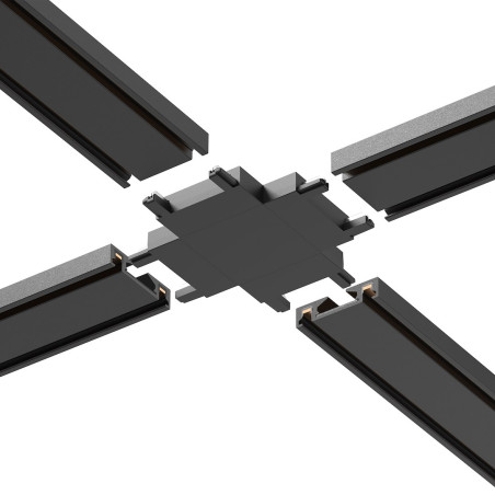 NOWOŚĆ ML2221 Slim Magnetic Track Czarny Łącznik Szyn + Milagro