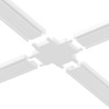 NOWOŚĆ ML2222 Slim Magnetic Track Biały Łącznik Szyn + Milagro