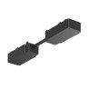 NOWOŚĆ ML2223 Slim Magnetic Track Czarny Łącznik podwójny z kablem krótkim Milagro