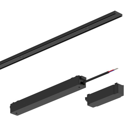 NOWOŚĆ ML2227 Slim Magnetic Track Czarny Zasilacz 100W 48V Milagro