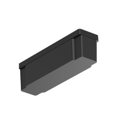 NOWOŚĆ ML2231 Slim Magnetic Track Czarny Wire storage Milagro