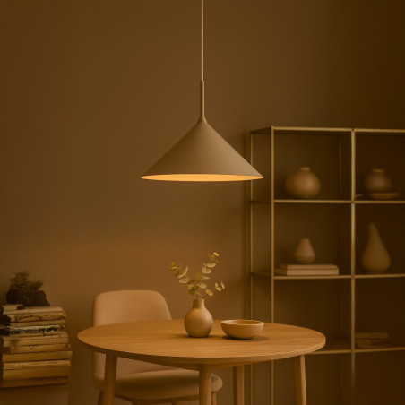 NOWOŚĆ MLP2470 Lampa wisząca CAPITAL TAUPE Ø46cm 1xGX53 Milagro