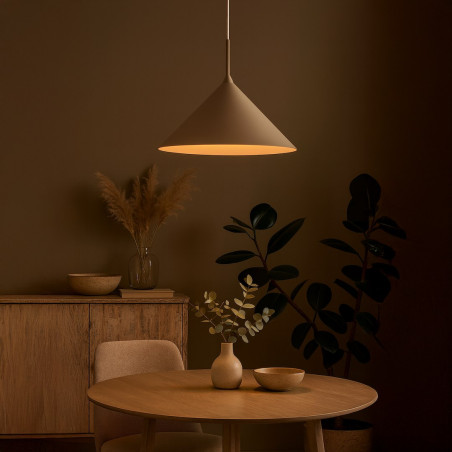 NOWOŚĆ MLP2470 Lampa wisząca CAPITAL TAUPE Ø46cm 1xGX53 Milagro