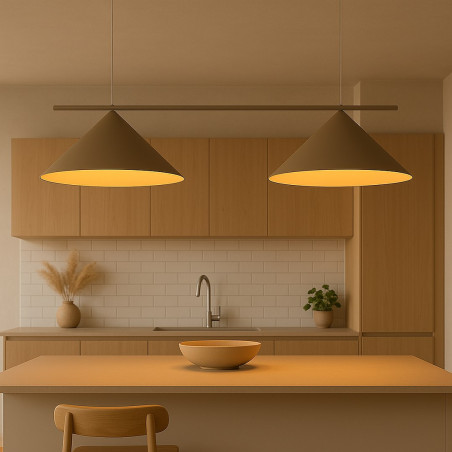 NOWOŚĆ MLP2472 Lampa wisząca CAPITAL TAUPE 2xGX53 Milagro