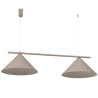 NOWOŚĆ MLP2472 Lampa wisząca CAPITAL TAUPE 2xGX53 Milagro