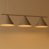 NOWOŚĆ MLP2473 Lampa wisząca CAPITAL TAUPE 3xGX53 Milagro