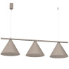 NOWOŚĆ MLP2473 Lampa wisząca CAPITAL TAUPE 3xGX53 Milagro