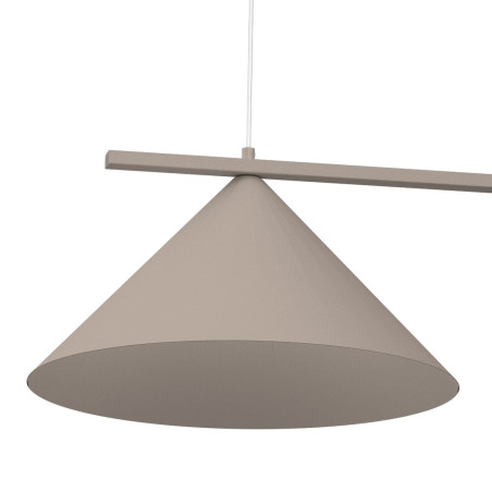 NOWOŚĆ MLP2473 Lampa wisząca CAPITAL TAUPE 3xGX53 Milagro