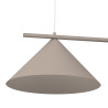 NOWOŚĆ MLP2473 Lampa wisząca CAPITAL TAUPE 3xGX53 Milagro
