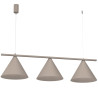 NOWOŚĆ MLP2473 Lampa wisząca CAPITAL TAUPE 3xGX53 Milagro
