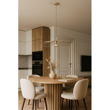 NOWOŚĆ Lampa wisząca KP-21 MINI BEŻ z serii KAPELUSZ Kaja