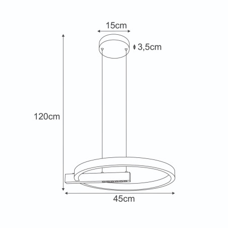 NOWOŚĆ Lampa wisząca K-8232 z serii METIS Kaja