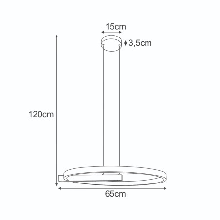 NOWOŚĆ Lampa wisząca K-8233 z serii METIS Kaja
