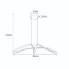 NOWOŚĆ Lampa wisząca K-8234 z serii SNOW Kaja