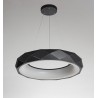 Reus LED lampa wisząca czarna LP-8069/1P LED BK