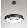 Reus LED lampa wisząca czarna LP-8069/1P LED BK