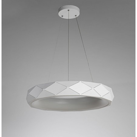 Reus LED lampa wisząca biała LP-8069/1P LED WH