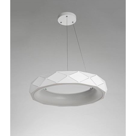 Reus LED lampa wisząca biała LP-8069/1P LED WH
