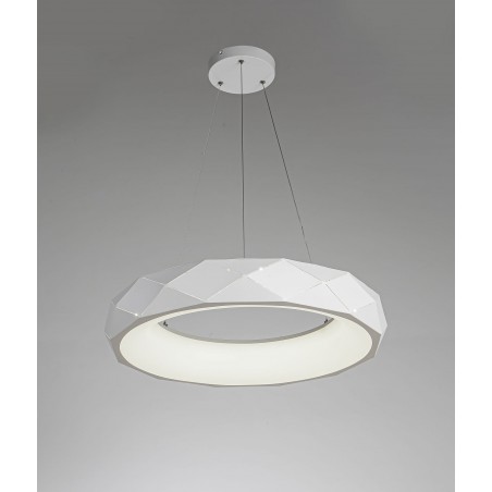 Reus LED lampa wisząca biała LP-8069/1P LED WH